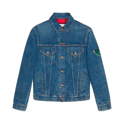 gucci denim jackets|Gucci denim jacket modern.